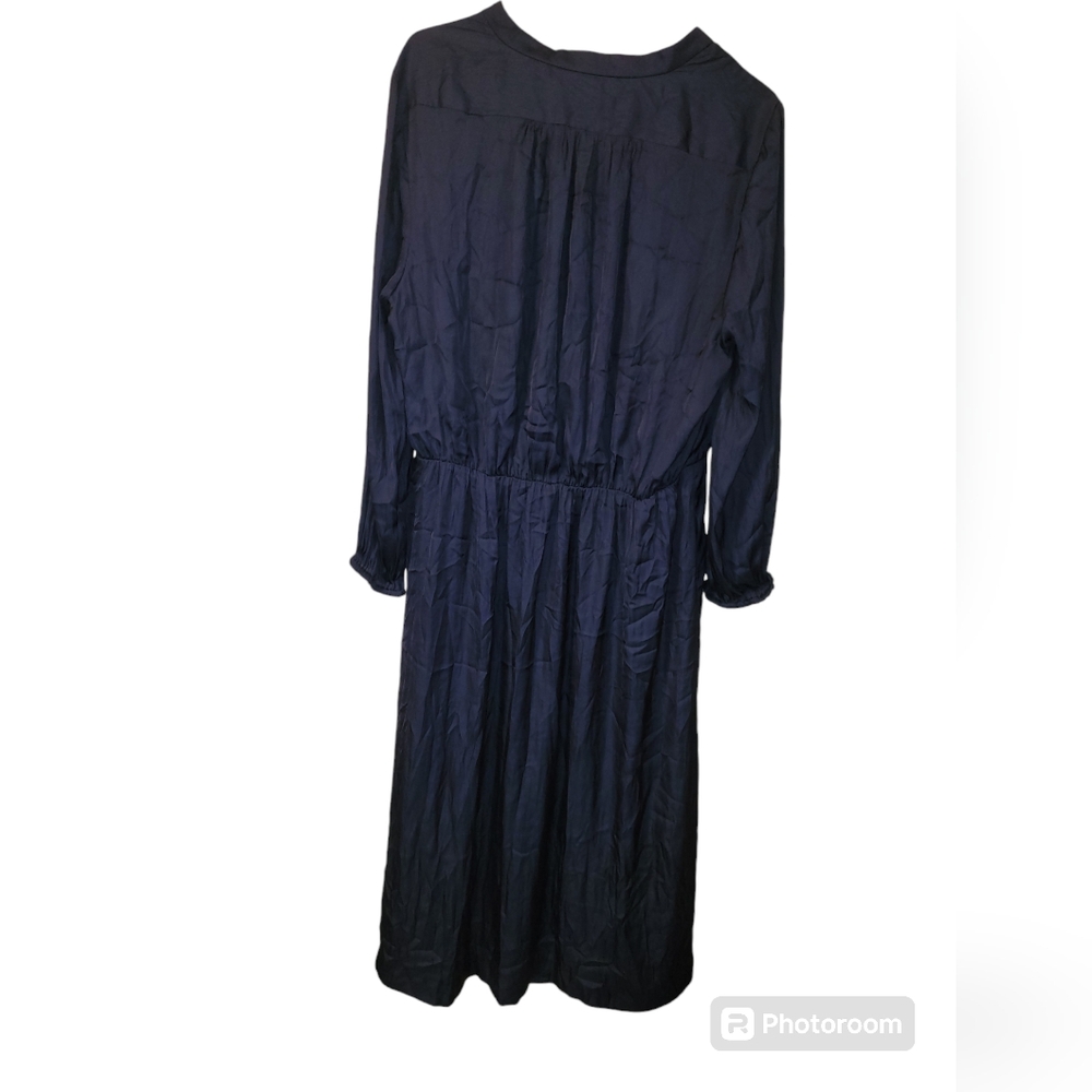 J. Crew Point Sur blue dress size (14) - Picture 3 of 7